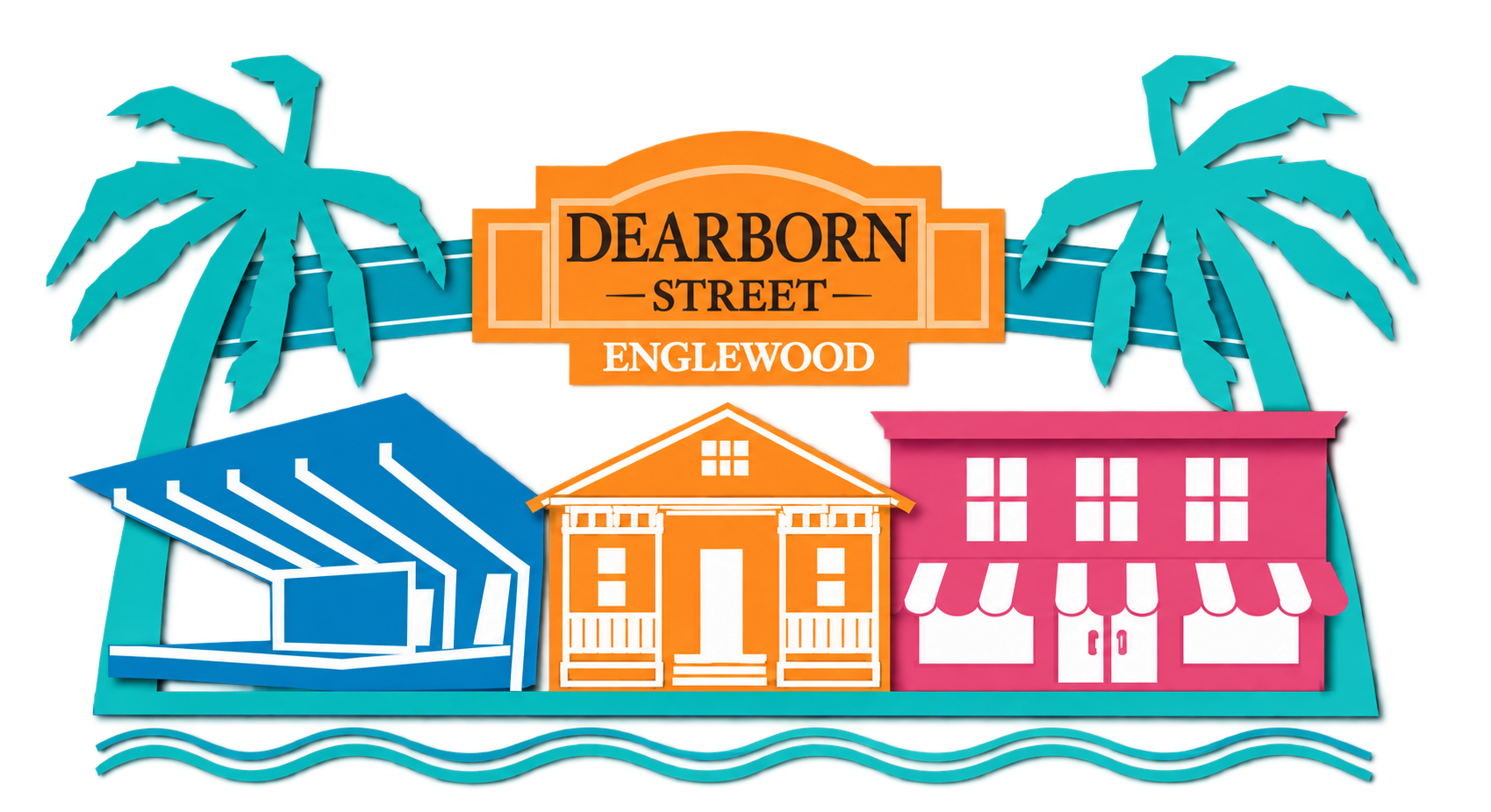 Old Englewood Village Association Dearborn Street graphic